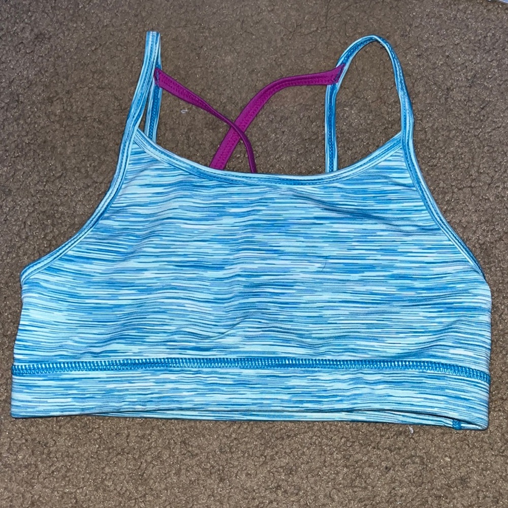 Zella Girl bra blue and purple
